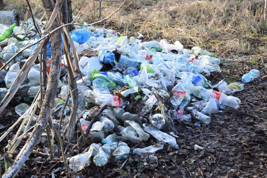 Dzikie wysypisko śmieci na osiedlu Widok cały czas rośnie [ZDJĘCIA]