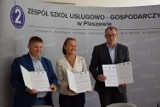 Zespół Szkół Usługowo - Gospodarczych w Pleszewie podpisał list intencyjny o współpracy z firmą TEKNIA