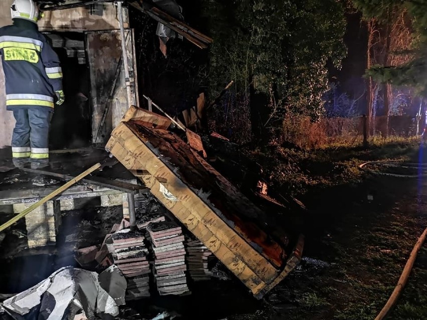Dolny Śląsk. Dwóch mężczyzn zginęło w pożarze altany [ZDJĘCIA]