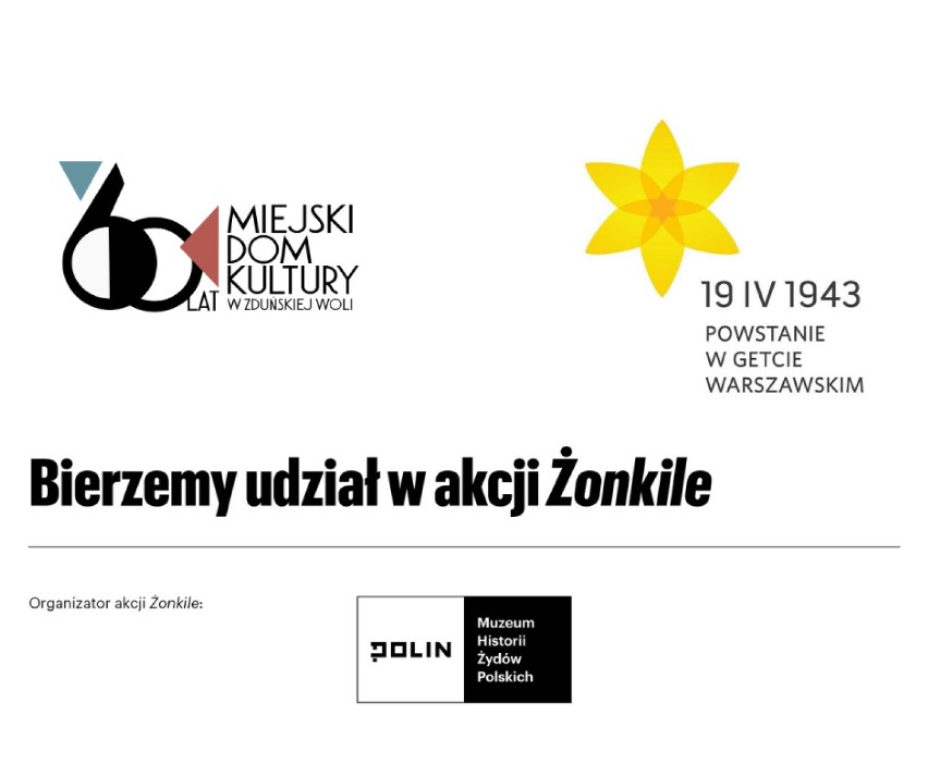 Miejski Dom Kultury w Zduńskiej Woli bierze udział w akcji Żonkile