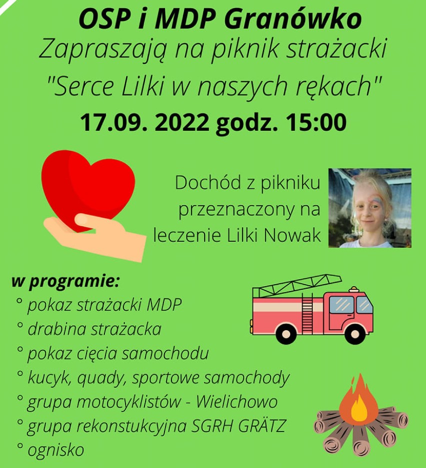 Szansą dla Lilki jest kosztowna operacja serca. W ten weekend z pomocą ruszą mieszkańcy gminy Granowo!