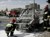 Radlin: pożar auta na parkingu przy ul. Czecha