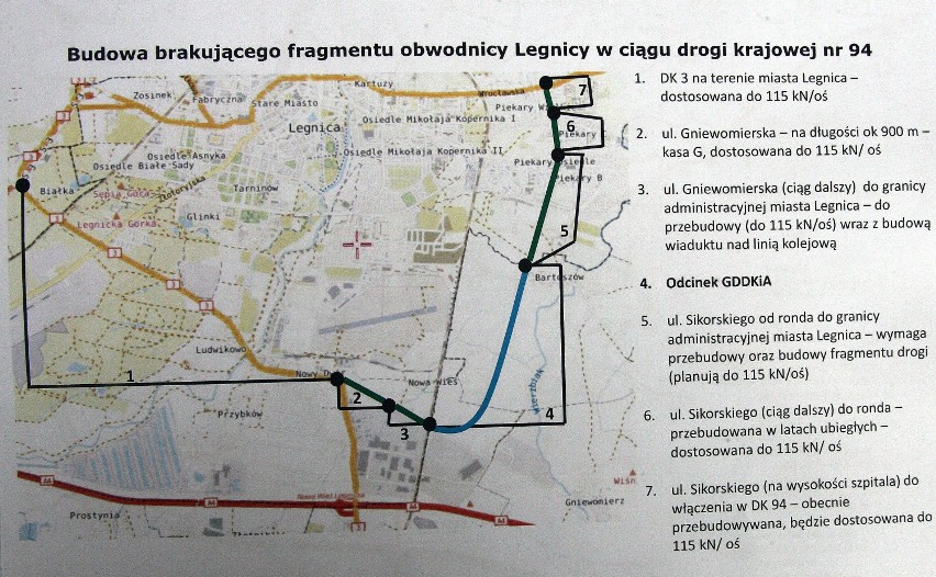 Obwodnica Legnicy. Ustalono podział kosztów prac projektowych między Legnicą a GDDKiA