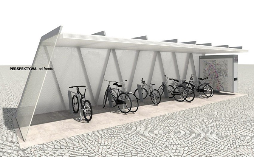 Wybrano projekt miejskiego parkingu dla rowerów