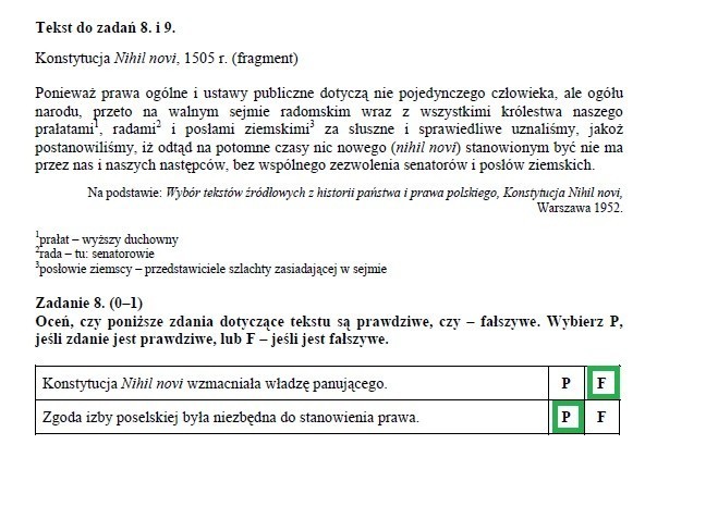 Testy gimnazjalne 2013. Test humanistyczny - HISTORIA i WOS [ARKUSZE i ODPOWIEDZI]