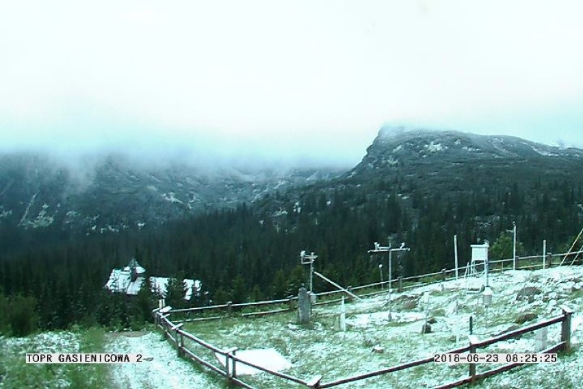 W Tatrach sypnęło śniegiem