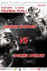 Półfinał PLFA na Bemowie pomiędzy Warsaw Spartans i Zagłębie Steelers