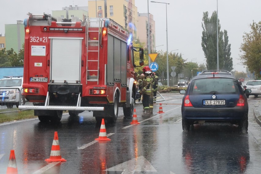 Wypadek na ulicy Sikorskiego w Legnicy.