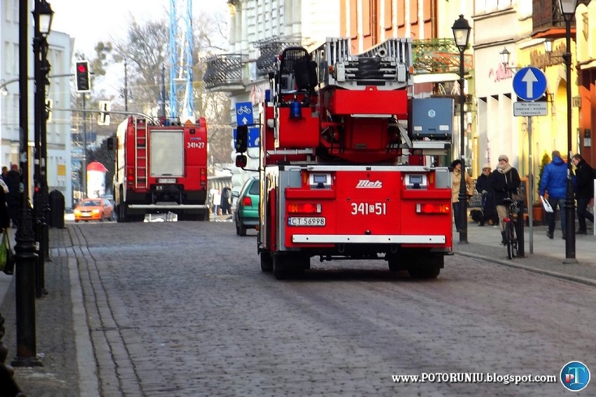 Toruń: Urojony pożar Ratusza
