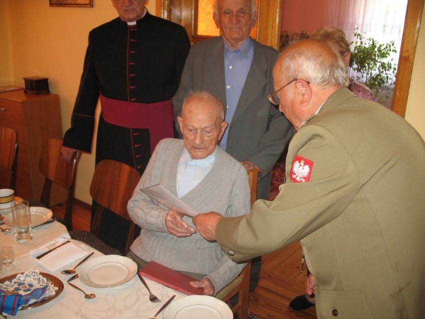 99 urodziny Jana Dobrowolskiego z Kamyka [FOTO]