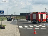 Żory: Pożar samochodu osobowego przy stacji benzynowej na autostradzie A1