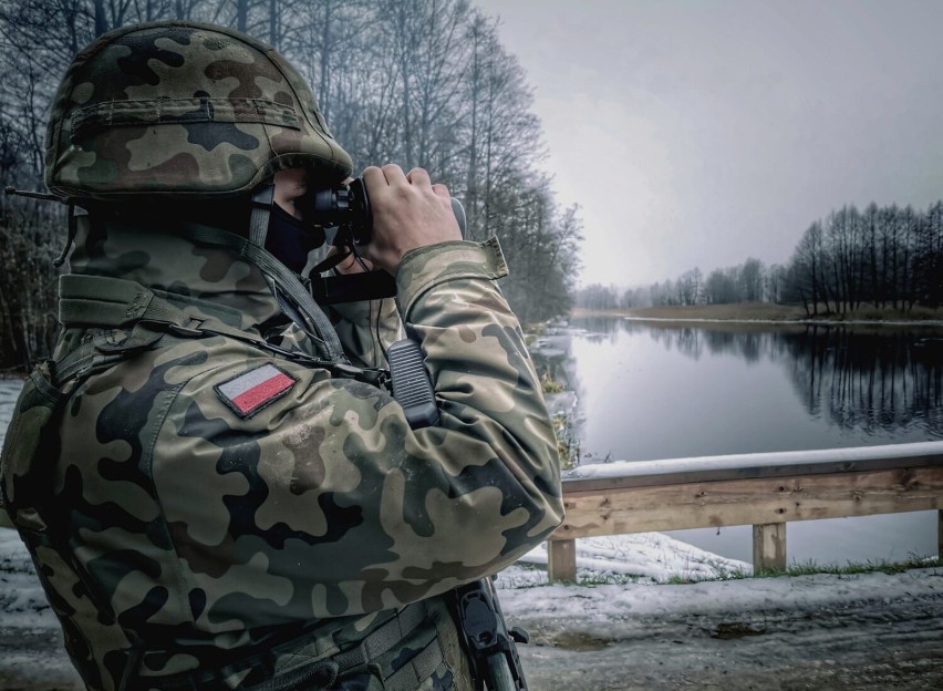 Tak wyglądają święta żołnierzy na polsko-białoruskiej...