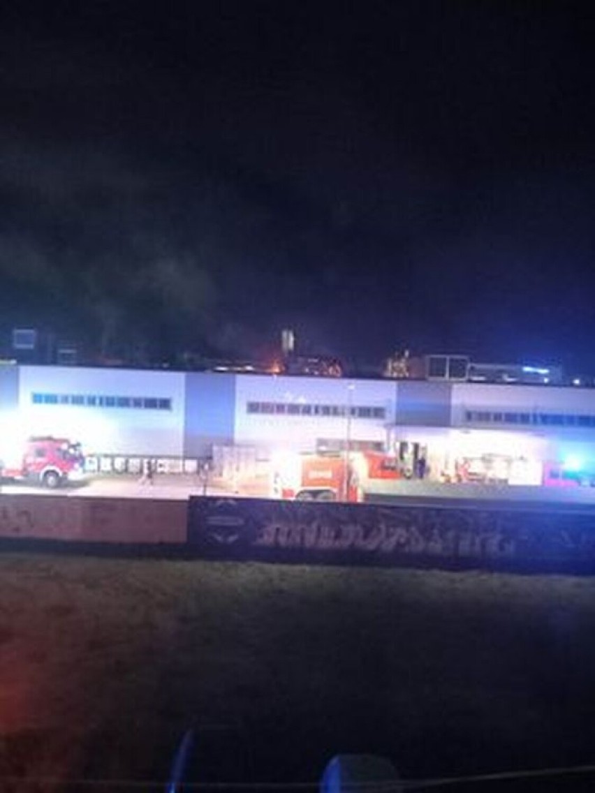 Pożar wybuchł w Fabryce Broni w Radomiu.