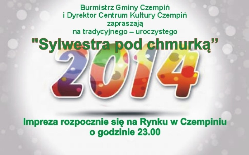 Powitanie Nowego Roku w Czempiniu także odbędzie się na...
