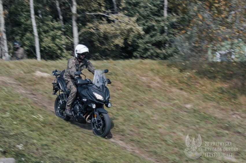 Terytorialsi z Przemyśla doskonalili jazdę motocyklem [ZDJĘCIA]