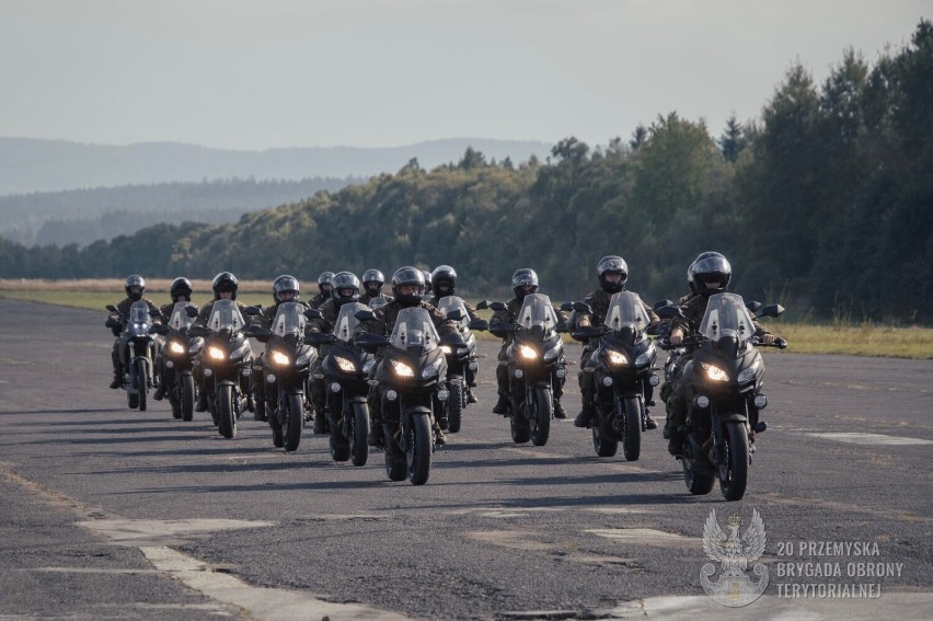 Terytorialsi z Przemyśla doskonalili jazdę motocyklem [ZDJĘCIA]