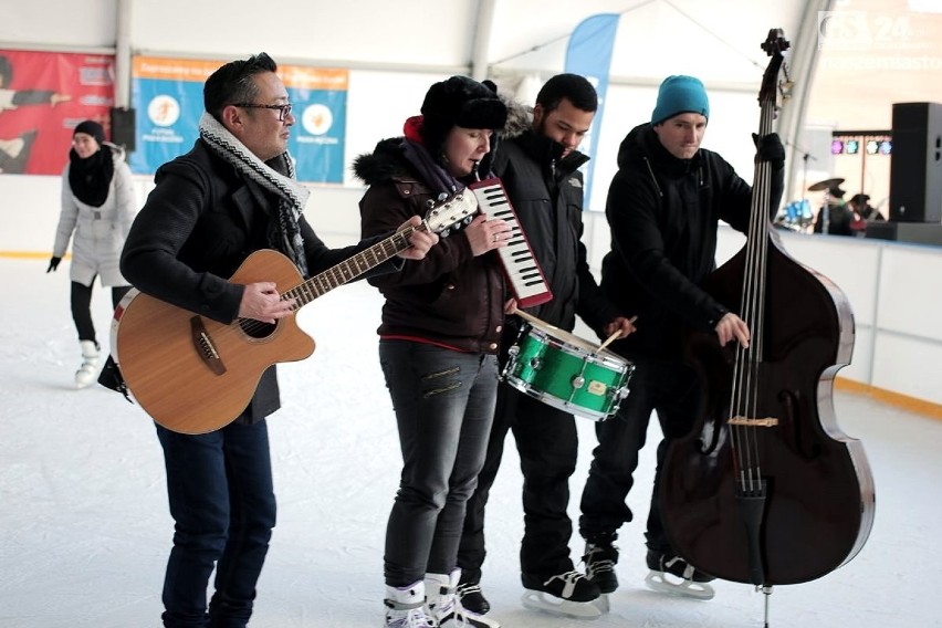 Jazz na łyżwach. Pierwsze takie wydarzenie w Szczecinie [zdjęcia, wideo]