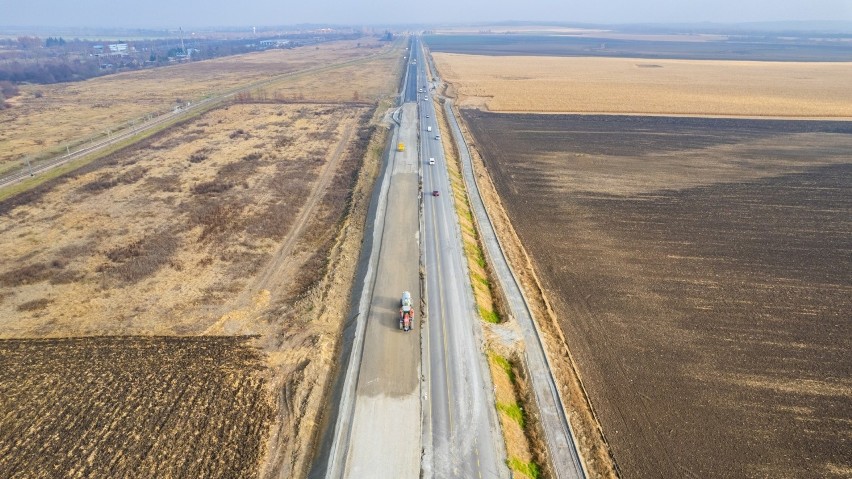 Trwa rozbudowa drogi krajowej DK28 z Przemyśla do Medyki.