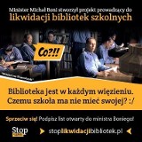 Bibliotekarze przeciwko zamykaniu szkolnych bibliotek