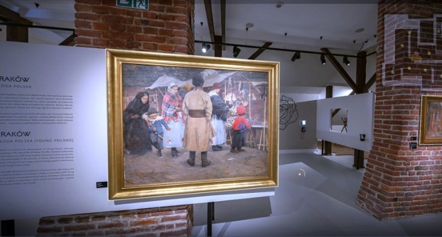 Jeden z obrazów Alfonsa Karpińskiego, jaki można oglądać dzięki wirtualnemu spacerowi po galerii