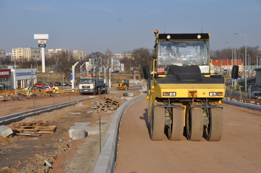 Listopad 2021 na budowie obwodnicy Wałbrzycha...