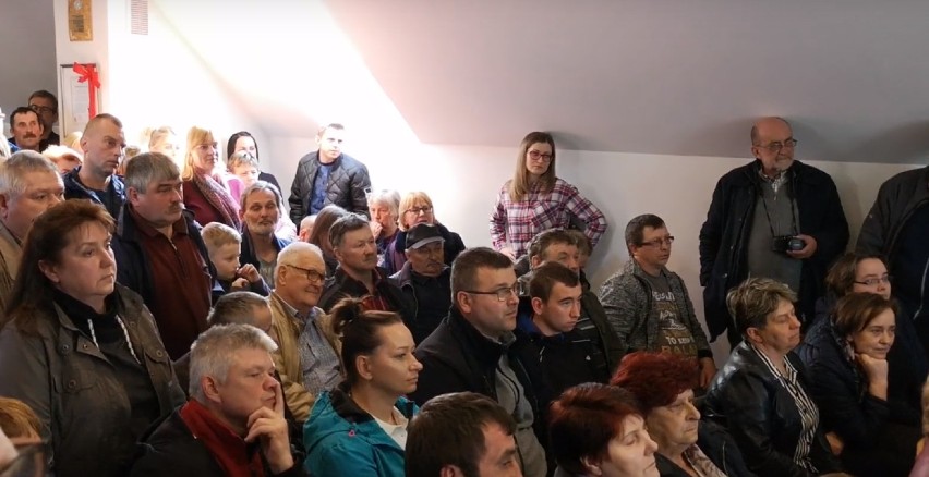 Na spotkaniu pojawiło się dużo mieszkańców Radochowa i okolicznych miejscowości