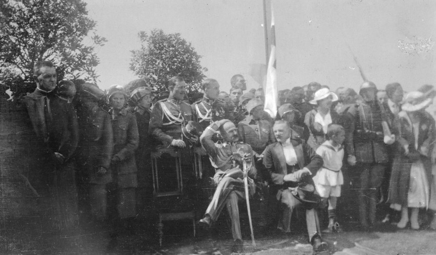 Uroczystości na łęgu tynieckim 15 maja 1921 roku