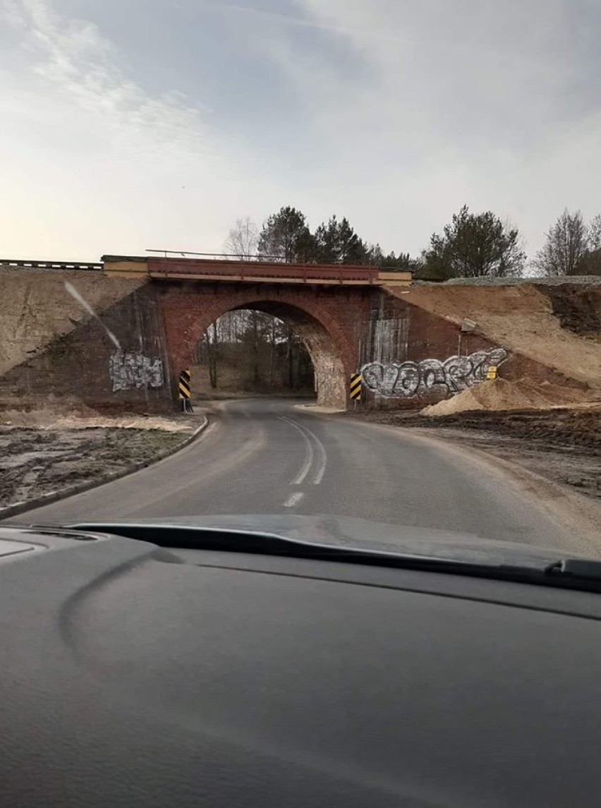 Wiadukt kolejowy przy wjeździe do Łagowa Lubuskiego już jest...