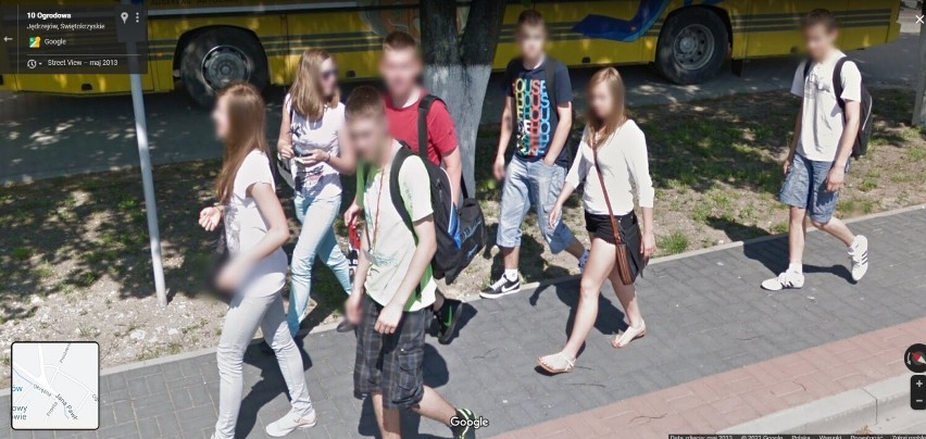 Zobaczcie kogo upolowały kamery Google na ulicach...
