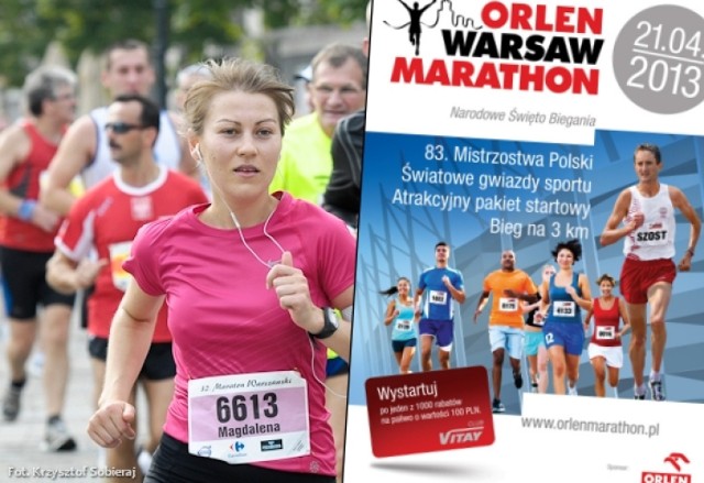 ORLEN WARSAW MARATHON startuje 21 kwietnia 2013