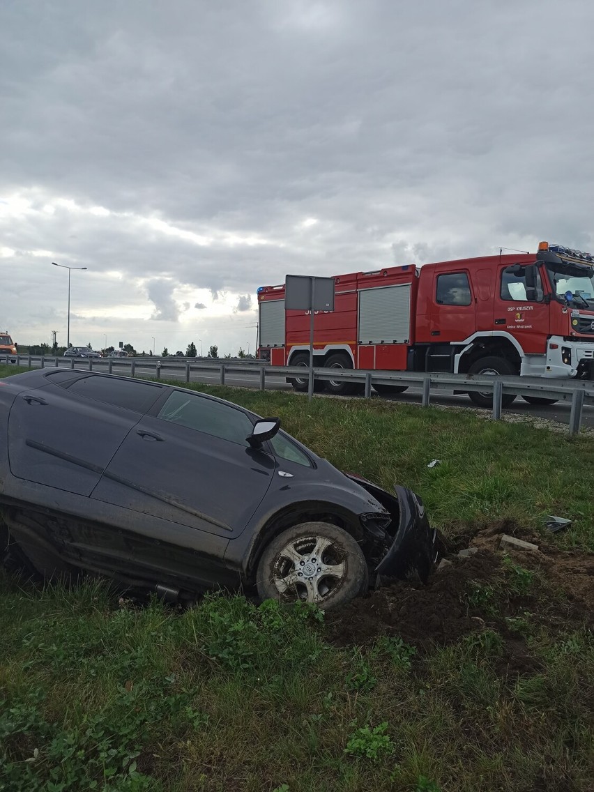 Wypadek na A1 przy Kruszynie (gmina Włocławek)