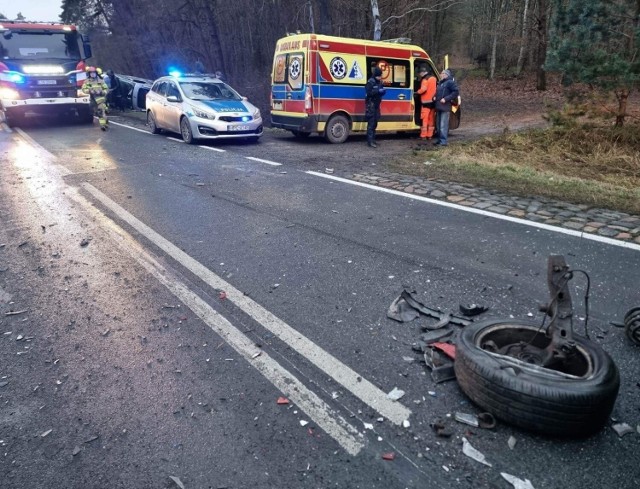 Sobotni wypadek w Suchatówce