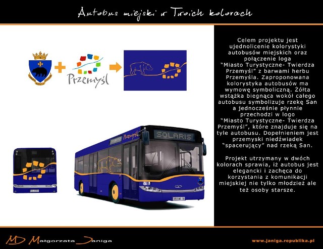 Zwycięski projekt w głosowaniu na www.kolorystykaautobusow.pl