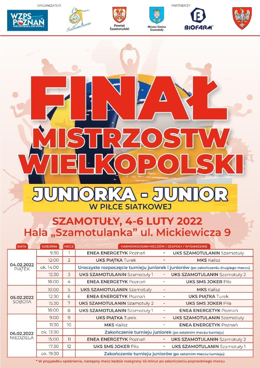 Szamotuły. Młodzieżowa siatkówka znów królować będzie w "Szamotulance". Rozpoczyna się Turniej Finałowy Mistrzostw Wielkopolski