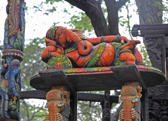 Ganesh Lying, India.