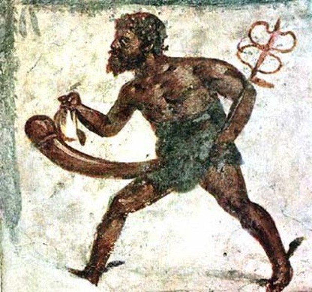 Anonimowy fresk odnaleziony w Pompejach, namalowany pomiędzy 89 p.n.e. a 76 n.e.