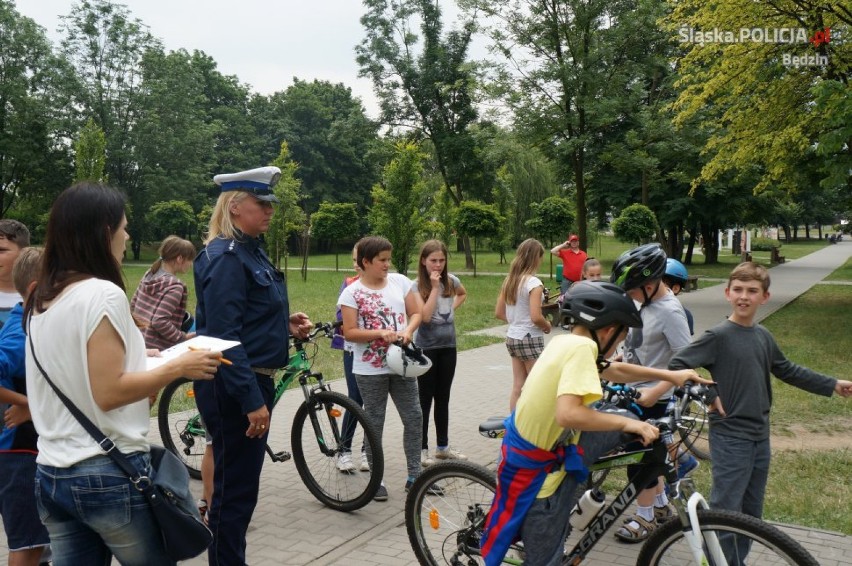 Będzin: uczniowie zdawali egzamin na kartę rowerową [ZDJĘCIA]