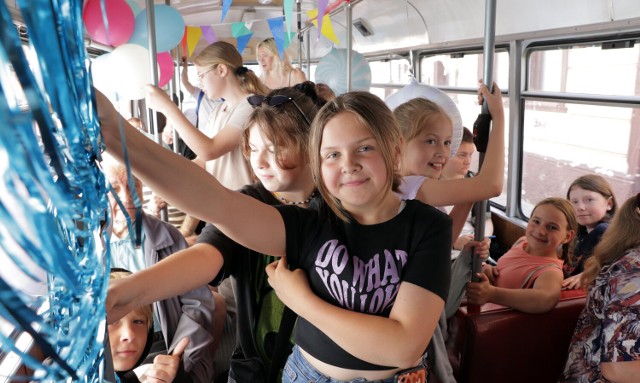 W tym roku w Grudziądzu na Dzień Dziecka przystrojono wszystkie tramwaje MZK Grudziądz. Zobaczcie zdjęcia>>>>