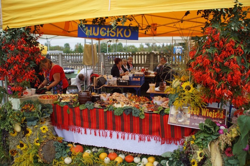 Powiat bełchatowski: Dożynkowe stoły uginały się od pyszności w gminie Drużbice