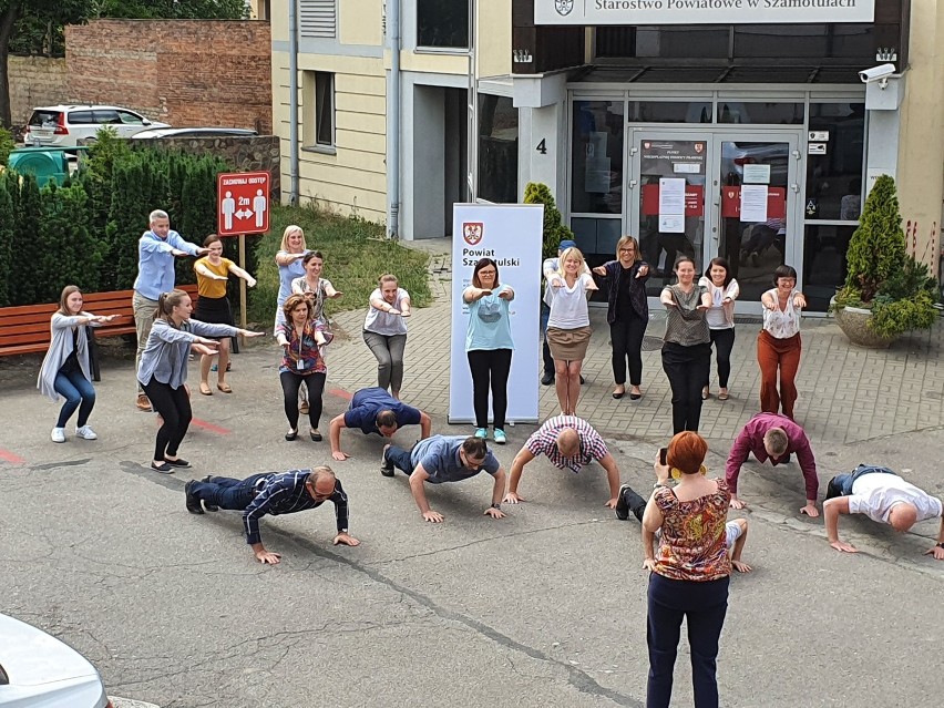 Szamotuły. #GaszynChallenge wykonany również przez Starostwo Powiatowe w Szamotułach!