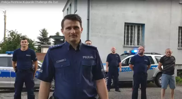 Policjanci z Piotrkowa Kujawskiego w #GaszynChallenge