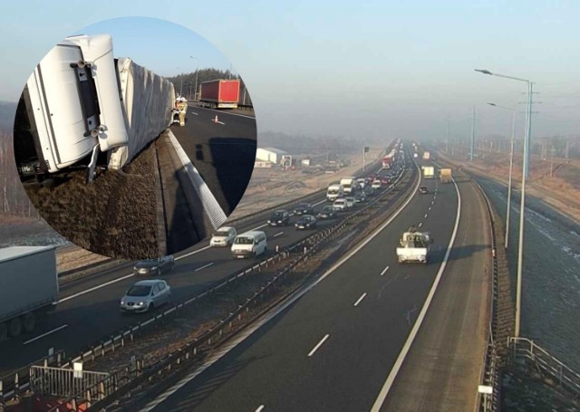 Wypadek na A4. Autostrada korkuje się