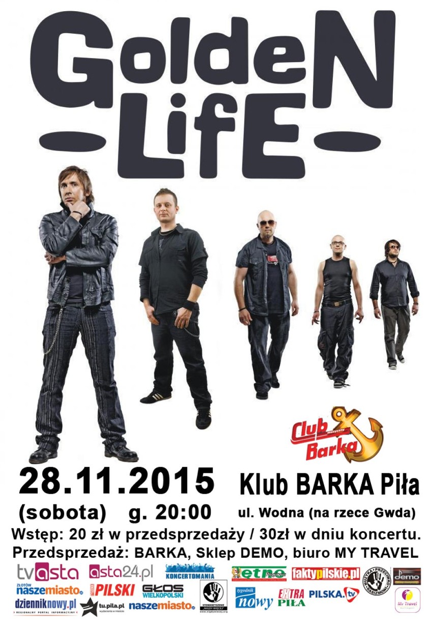 Rozdajemy bilety na koncert Golden Life