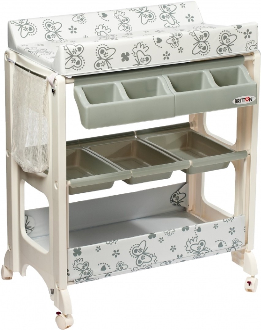 Britton Komoda do kąpieli Bath&Change Butterfly Silver