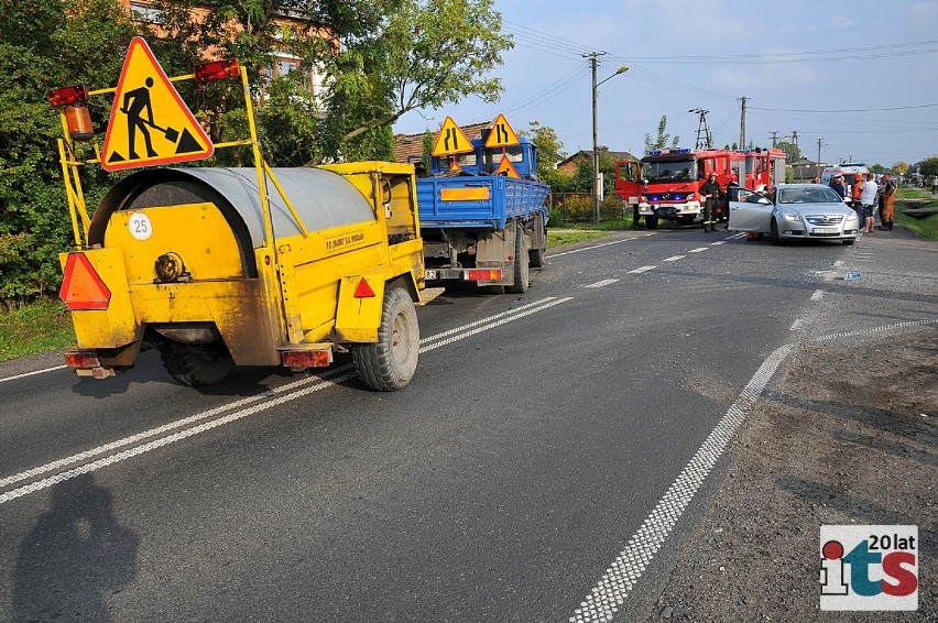 Kolizja w Mokrej Prawej pod Skierniewicami