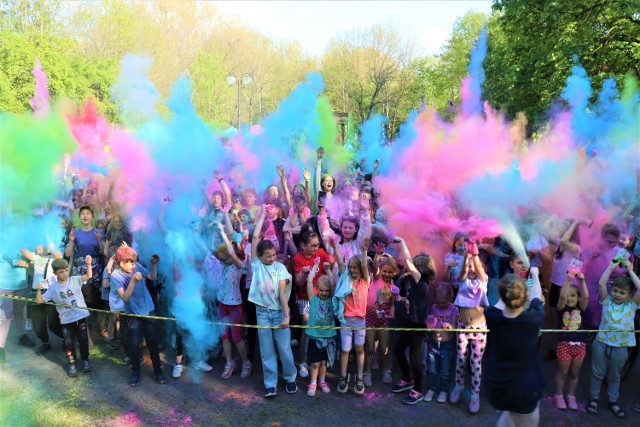 Tak impreza wyglądała w maju w Parku Miejskim w Łęczycy