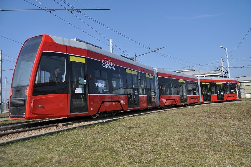 Nowy tramwaj twist dotarł do częstochowskiego MPK