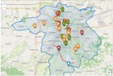 Mapa punktów zapalnych w Rzeszowie. Sprawdź, gdzie wycinają drzewa, jest smog, a chodniki mają wysokie krawężniki 