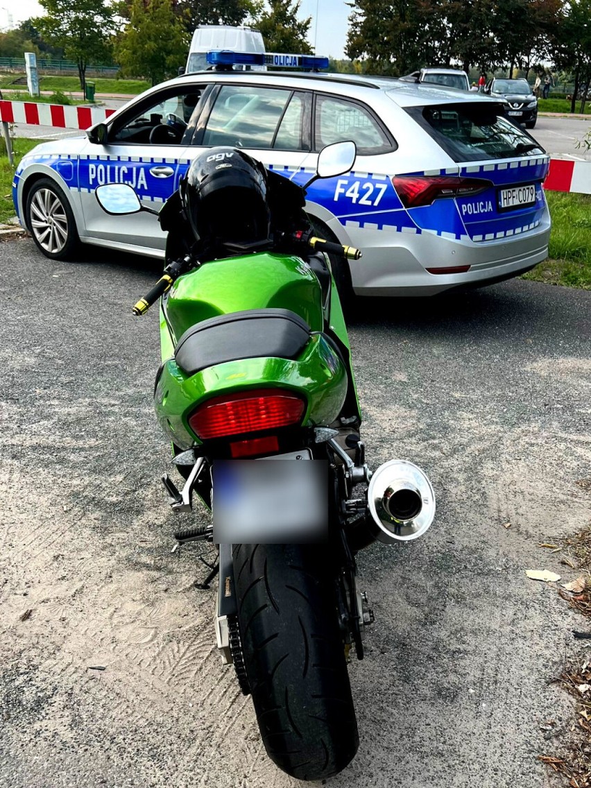 Przekroczenie prędkości w Piotrkowie: 60-letni motocyklista...