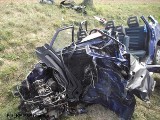 Wypadek w miejscowości Jałowęsy. Tir zderzył się z autem [zdjęcia]